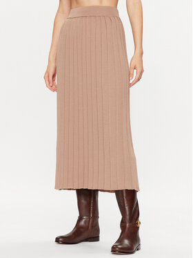 Weekend Max Mara Weekend Max Mara Plisirano krilo Gabriel 2353060233650 Bež Regular Fit