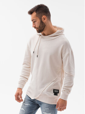 Ombre Ombre Mikina B1187 Écru Regular Fit