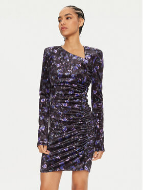 Patrizia Pepe Patrizia Pepe Kokteilinė suknelė 2A2821 J229 Juoda Regular Fit