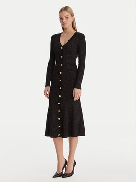 Guess Guess Trikotažinė suknelė W6RK02 Z3700 Juoda Regular Fit