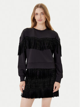 DKNY DKNY Mikina P5GH7XQE Čierna Relaxed Fit