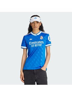 adidas adidas Koszulka techniczna Originals Real Madrid Błękitny Regular Fit