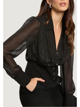 Morgan De Toi Morgan De Toi Blusa 252-OPLAM Nero Classic Fit