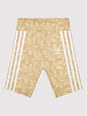 adidas adidas Спортивні шорти Cycling HC7068 Бежевий Slim Fit
