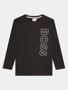BOSS Boss Majica J25O68 S Crna Regular Fit