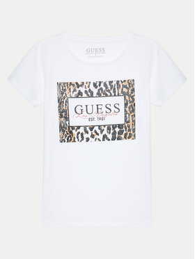 Guess Guess Marškinėliai J4BI17 J1314 Balta Regular Fit