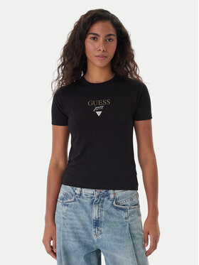Guess Jeans Guess Jeans Tričko 180328 Čierna Classic Fit
