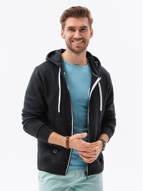 Ombre Ombre Mikina B977 Černá Regular Fit