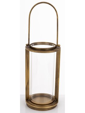 MIAhome MIAhome Latarnia dekoracyjna 54x17,5 cm MIONETTA Złoty