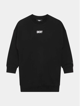 DKNY DKNY Φόρεμα υφασμάτινο D32894 D Μαύρο Regular Fit