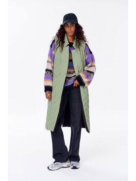 NAOKO NAOKO Kamizelka Grove Walk Zielony Regular Fit