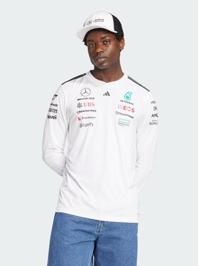 adidas adidas Longsleeve 148153 Biały Slim Fit