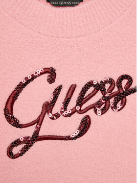 Guess Pulover J3BR06 Z2YA0 Roza Regular Fit