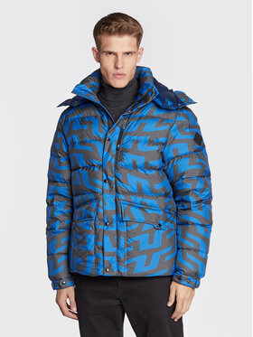 J.Lindeberg J.Lindeberg Пуховик Sphere Print AMOW06668 Cиній Regular Fit