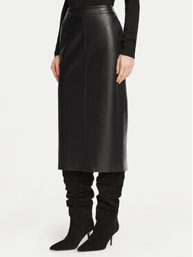 Marella Marella Rock aus Kunstleder 2623776022200 Schwarz Regular Fit