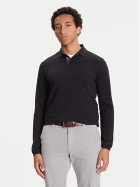 Barbour Поло Tartan MML0705BK31 Чорний Regular Fit