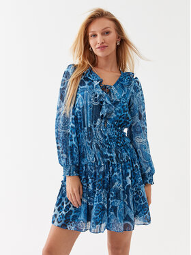 Guess Guess Ежедневна рокля W3YK50 WFJJ2 Син Regular Fit