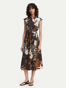 Marella Marella Hemdkleid Padana 2613221202 Schwarz Regular Fit