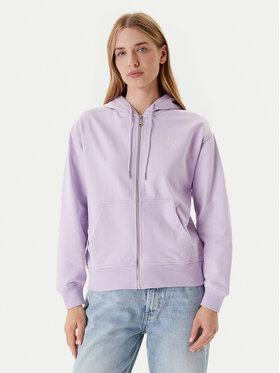 Calvin Klein Jeans Calvin Klein Jeans Džemperis ar kapuci Monologo LV047B270G Violets Regular Fit