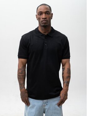 Urban City Urban City Polo 131157 Czarny Regular Fit