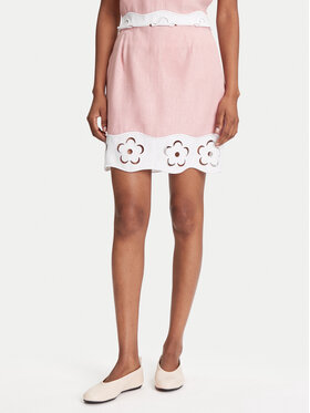 STAUD STAUD Φούστα mini Margaux R25S6138LN Ροζ Regular Fit
