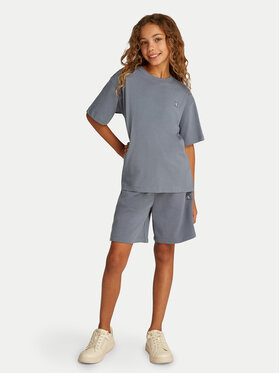 Calvin Klein Jeans Calvin Klein Jeans Комплект тишърт и панталонки IU0IU00706 Сив Relaxed Fit