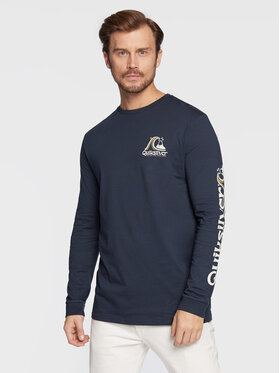 Quiksilver Quiksilver Longsleeve Rolling Circle EQYZT07052 Granatowy Classic Fit