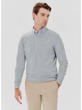 Pako Lorente Pako Lorente Sweter P24WB-2X-011 Szary Classic Fit