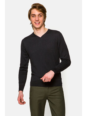 Lancerto Lancerto Sweter Robin Szary Regular Fit