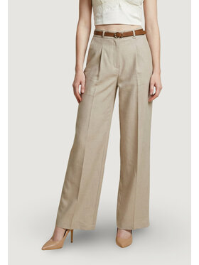 Artigli Artigli Pantaloni palazzo CON CINTURA Beige Blazer Fit
