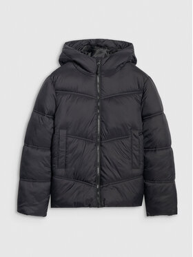 4F 4F Kamizelka OUTERWEAR Czarny Regular Fit