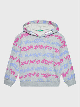United Colors Of Benetton United Colors Of Benetton Світшот 3PK2C201D Сірий Regular Fit