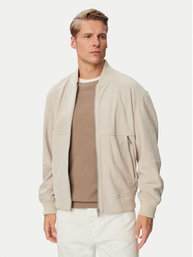 BOSS BOSS Кожено яке Jonorve 50562519 Бежов Regular Fit