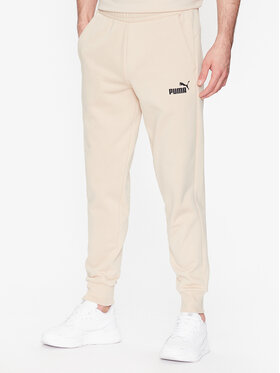 Puma Puma Sportinės kelnės Ess Logo 586715 Smėlio Regular Fit