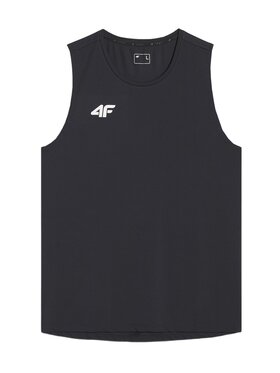4F 4F Tank top NOS Czarny Regular Fit