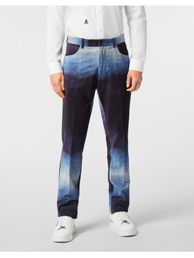 PHILIPP PLEIN PHILIPP PLEIN Chino kalhoty 23533 Světle modrá Chino Fit