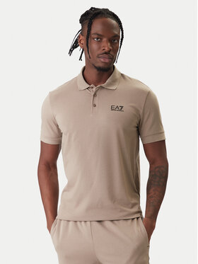 EA7 Emporio Armani EA7 Emporio Armani Polo 8NPF14 PJVQZ U6167 Beige Regular Fit