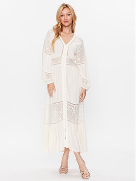 YAS YAS Лятна рокля Meza 26027064 Бежов Regular Fit