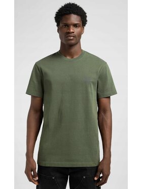 Lee Lee T-Shirt WW Graphic Tee Zielony Regular Fit