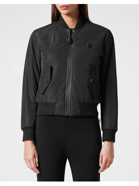 Plein Sport Plein Sport Kurtka bomber 157 Czarny Regular Fit
