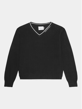 Calvin Klein Jeans Calvin Klein Jeans Sweter Ceremony IB0IB01869 Czarny Relaxed Fit