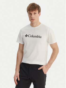 Columbia Columbia T-Shirt Basic Logo™ 2155001 Biały Regular Fit