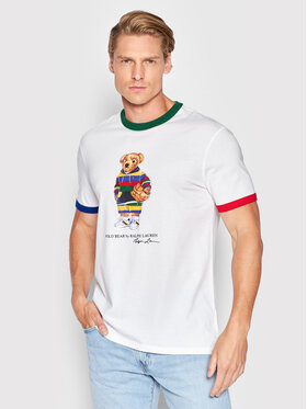Polo Ralph Lauren Polo Ralph Lauren T-shirt 710872321001 Blanc Slim Fit