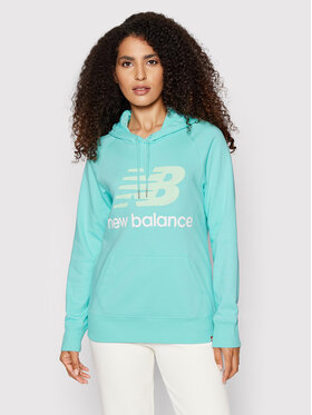 New Balance New Balance Bluza WT03550 Zielony Relaxed Fit