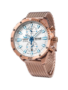 Vostok Europe Vostok Europe Zegarek 6S11-320B676B Różowe złoto