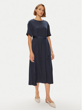 Weekend Max Mara Weekend Max Mara Kleid für den Alltag Jordan 2425626021 Dunkelblau Standard Fit