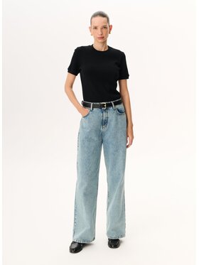 LEBRAND LEBRAND Jeansy Brie Niebieski Boyfriend Fit