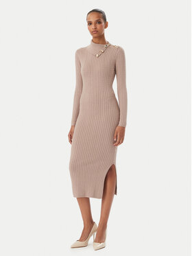 Guess Guess Strickkleid W6RK01 Z2YJ2 Beige Regular Fit