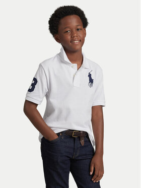 Polo Ralph Lauren Polo Ralph Lauren Тениска с яка и копчета 323670257006 Бял Regular Fit