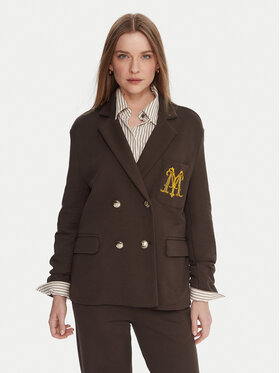 Maryley Maryley Marynarka 25IB288/M02/07CO Brązowy Regular Fit